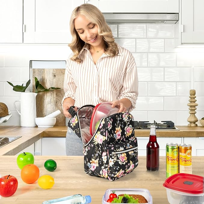 opux Lunch Box for Girls Boys Kids, Insulated Leakproof Lunch Bag, Reusable - Image 3