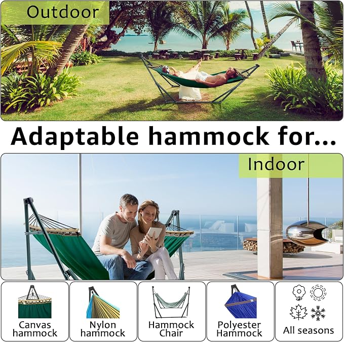Tranquillo Sturdy Steel Hammock Stand - Image 4