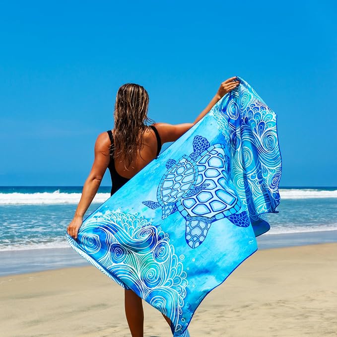 Elite Trend Microfiber Beach Towel - Image 2