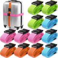 Eccliy 12 Pack Luggage Straps Suitcase Belts Wide Adjustable Packing Straps by Eccliy