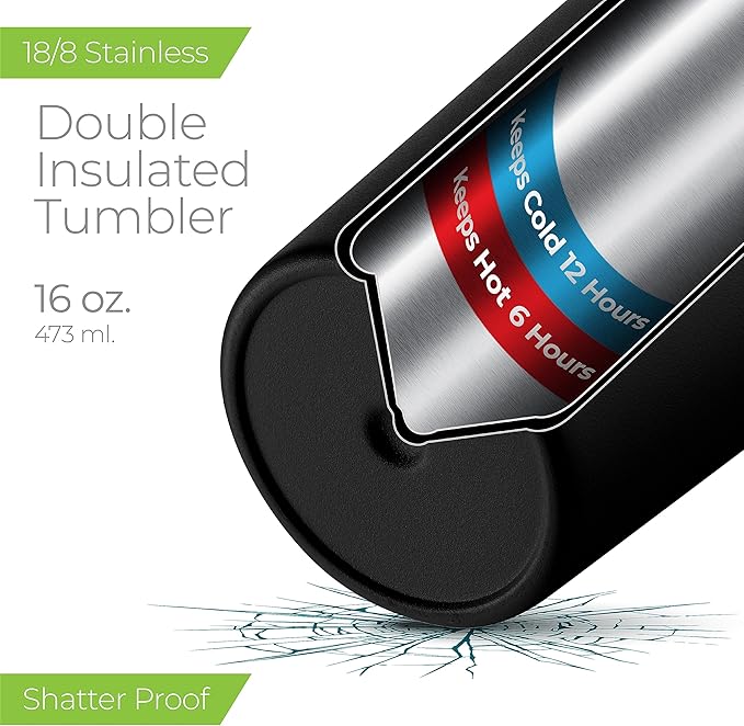 SIPX™ Triple-Insulated Tumblers - 16oz. Premium Modern Tumbler - Image 3