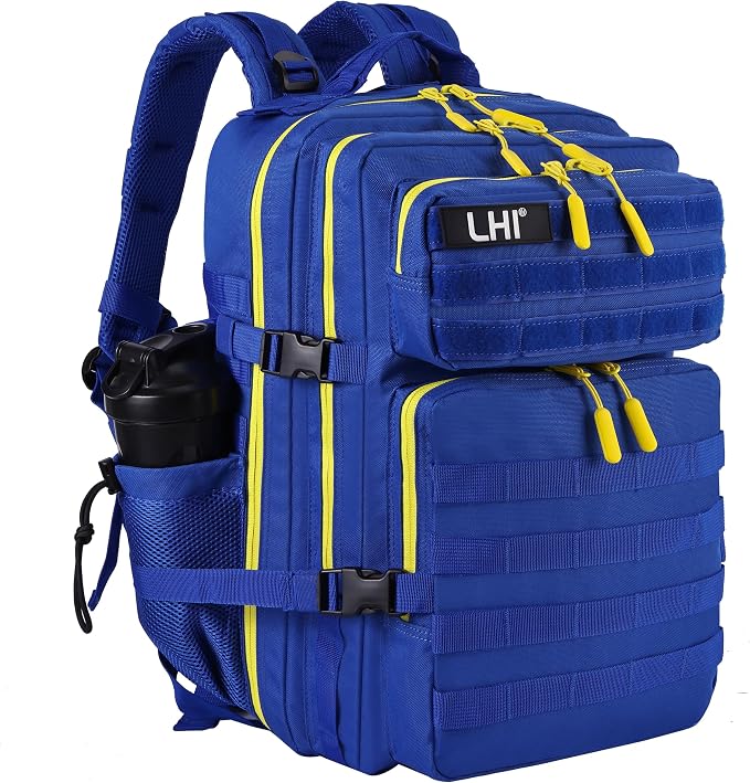LHI Military Tactical Backpack for Men and Women 45L Army 3 Days Assault Pack by LHI