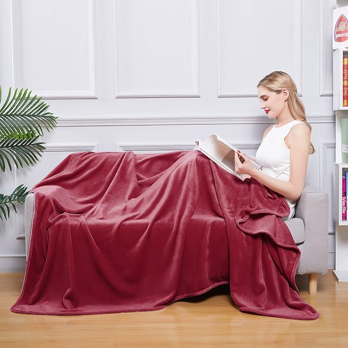 Surii Home Luxury Microfiber Flannel Blanket, Super Soft, and Breathable - Image 6