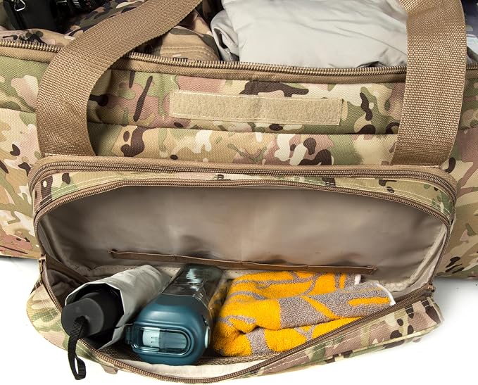 Mountain Land 120L Tactical Duffle Bag Rolling Duffle Bag - Image 9