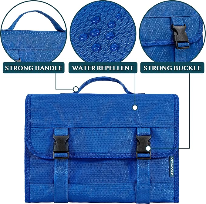 PAVILIA Travel Hanging Toiletry Bag - Image 3