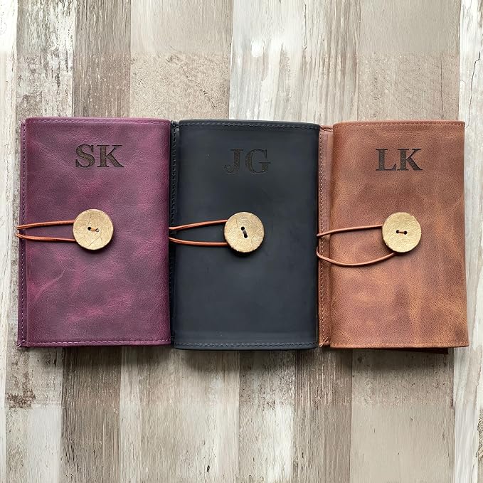 HARDISTON Custom Leather Electronic Organizer Roll – Personalized Cord Pouch - Image 4