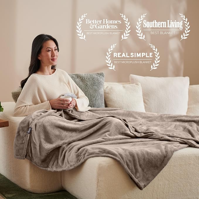 Bare Home Fleece Blanket - Image 5
