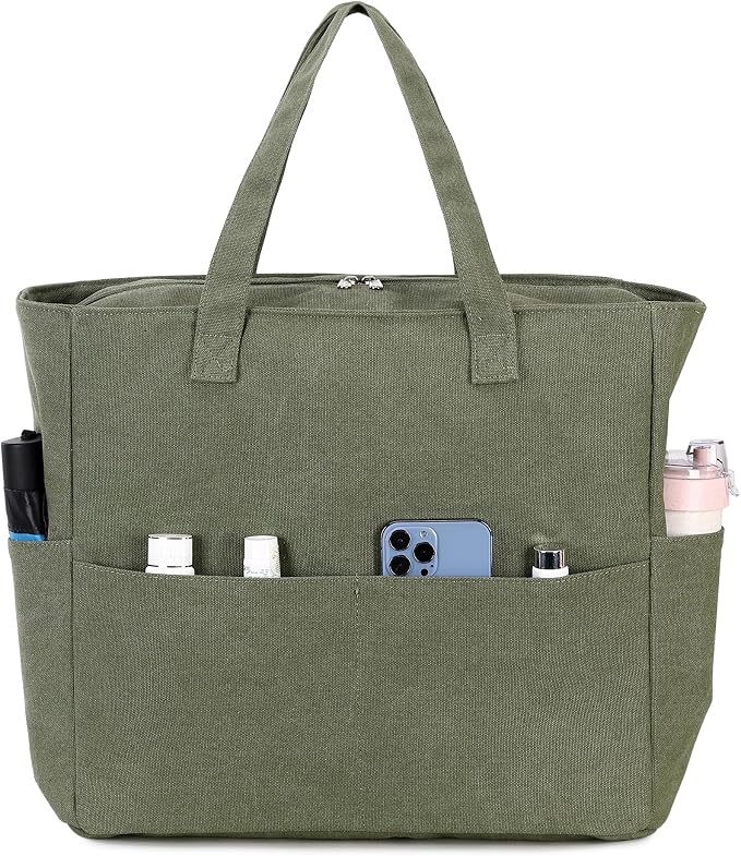 LEDAOU Large Beach Tote Bag Women Waterproof Sandproof Zipper Beach Tote Bag by LEDAOU