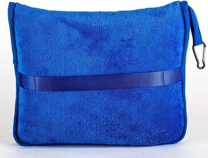 BlueHills 2-Pack Premium Soft Travel Blanket Pillow Airplane Blanket in Soft - Image 9