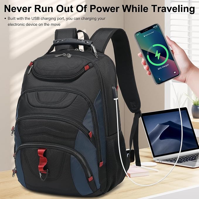 Boavan Laptop Backpack for men, 17.3 inch Laptop Bag - Image 7