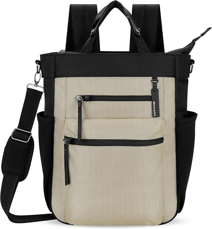 Sherpani Soleil, Anti Theft Convertible Backpack, 3 in 1 Tote Bag, Cross Body by SHERPANI