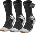Men's Compression Running Socks: Coolmax Athletic Crew Socks Moisture Wicking by TENYSAF%C2%AE
