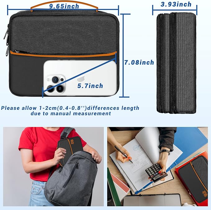 Electronics Organizer, Travel Cord Organizer Pouch, Portable Cable Organizer - Image 4