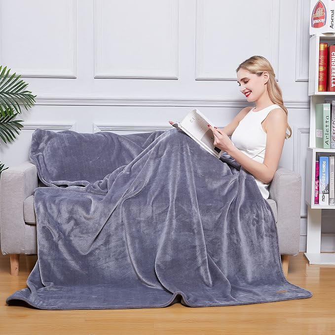 Surii Home Luxury Microfiber Flannel Blanket, Super Soft, and Breathable - Image 6