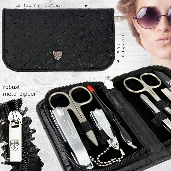 3 Swords Germany – brand quality 8 piece manicure pedicure grooming kit set - Image 5