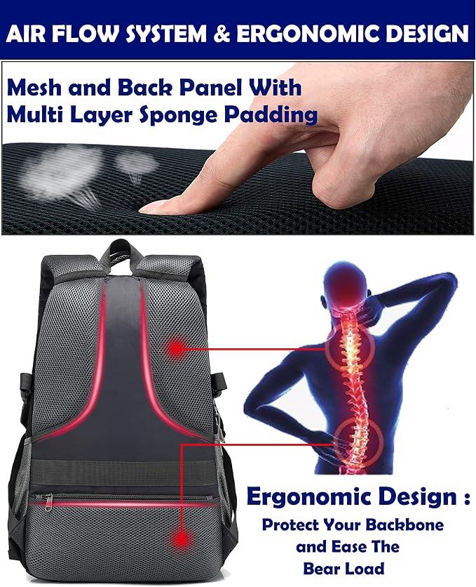 Backpack for College Sturdy Bookbag Travel Business - Image 5