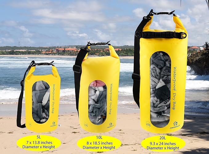 Freegrace Waterproof Dry Bags Set Of 3 Dry Bag - Image 2