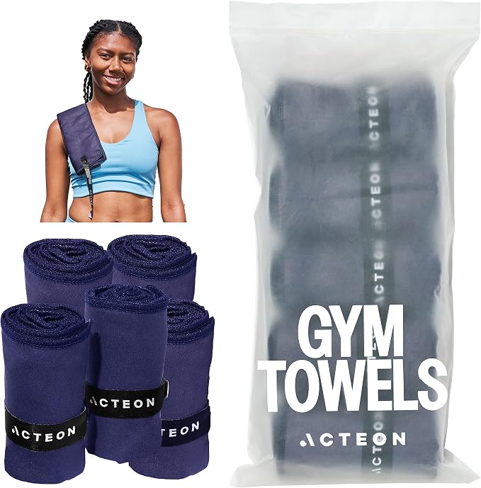 Acteon Microfiber Quick Dry Gym Towel, Fast Drying, Men & Women Workout Towels - Image 8