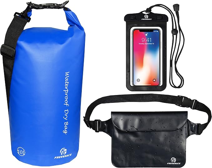 Freegrace Waterproof Dry Bags Set of 3 Dry Bag by Freegrace