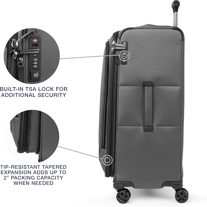 Travelpro Crew Classic Lightweight Softside Expandable Checked Luggage - Image 5
