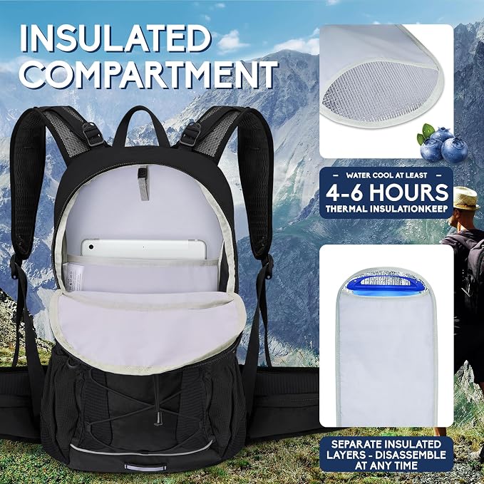 Hydration Backpack 3L Water Bladder, Hiking Water Backpack - Image 2