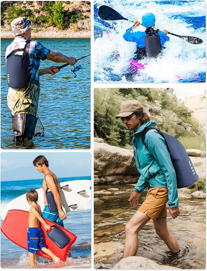 HEETA Waterproof Dry Bag for Women Men 5L/10L/20L/30L/40L Roll Top Lightweight - Image 5