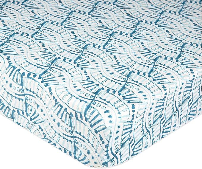 Crane Baby Soft Cotton Crib Mattress Sheet, Fitted Sheet by CraneBaby