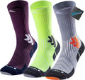 Men's Compression Running Socks: Coolmax Athletic Crew Socks Moisture Wicking by TENYSAF%C2%AE