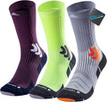 Men's Compression Running Socks: Coolmax Athletic Crew Socks Moisture Wicking by TENYSAF%C2%AE