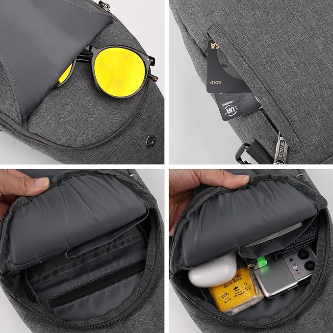 WATERFLY Small Crossbody Sling Backpack Anti Theft Backpack - Image 3