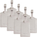 8 Pack Leather Luggage Travel Bag Tags by Travelambo by Travelambo