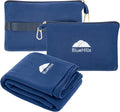 BlueHills Travel Blanket Pillow Compact Lightweight Pocket Size Airplane by BlueHills
