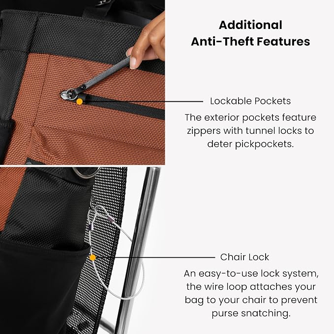 Sherpani Soleil, Anti Theft Convertible Backpack, 3 in 1 Tote Bag, Cross Body - Image 5