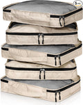 5 Pcs Packing Cubes for Suitcase Large Travel Cubes Carry on Luggage Organizer by Bulyoou