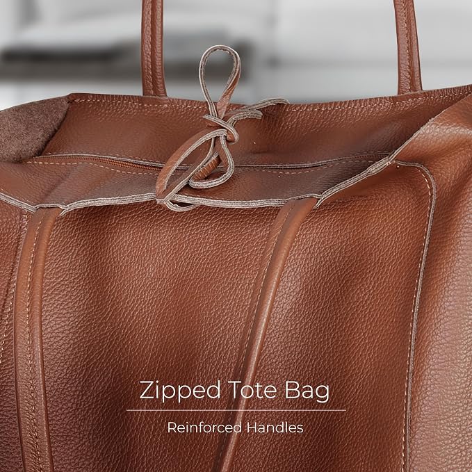 Italian Calf Leather Tote for Women - Image 3
