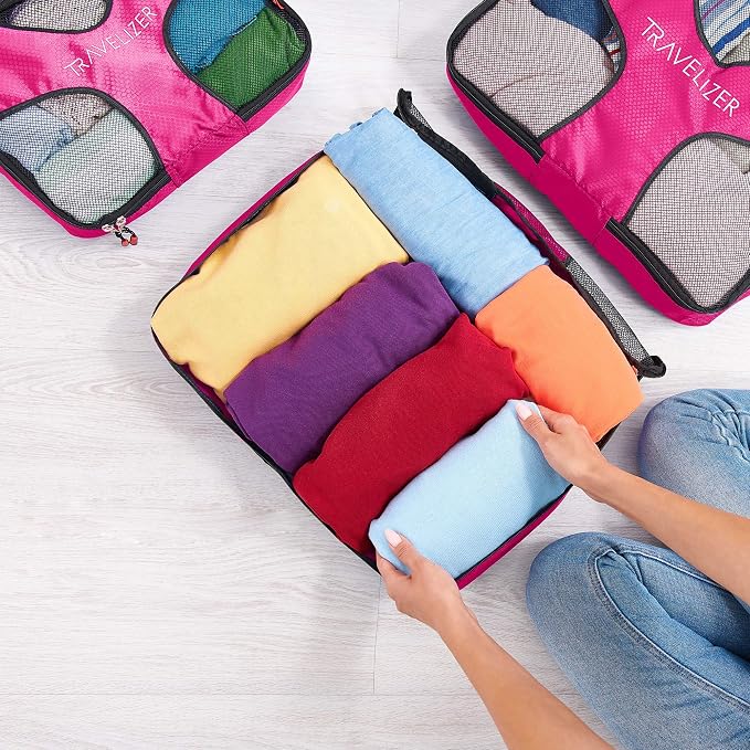 Travel Packing Cubes 5 pcs Luggage Organizer Set - Image 7