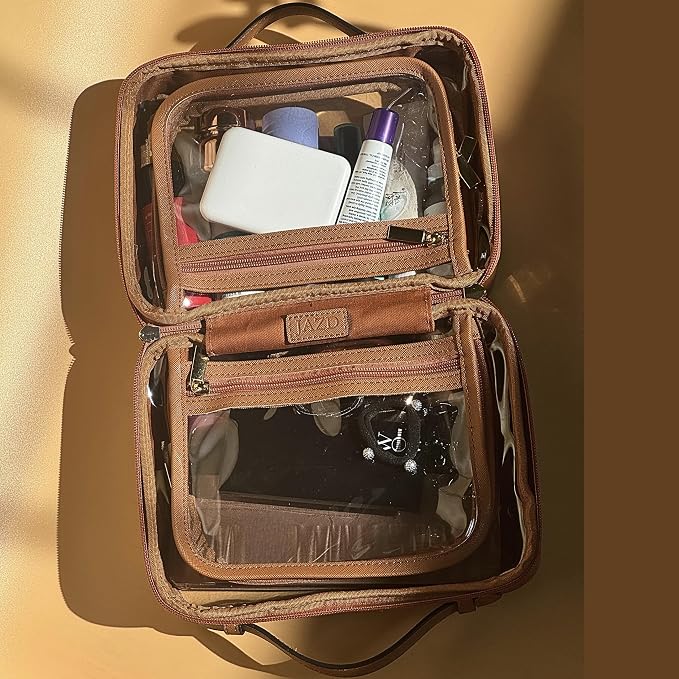 JAZD Clear Makeup Bag Toiletry Bag - Image 3