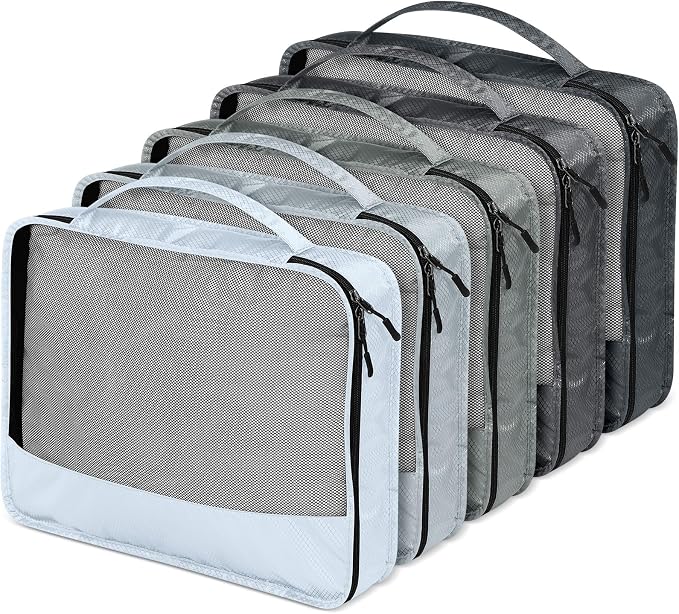 5 Pcs Packing Cubes for Suitcase Large Travel Cubes Carry on Luggage Organizer - Image 5