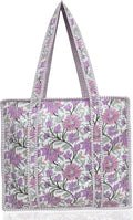 Cotton Quilted Tote Bag for Women – Large Beach & Travel Tote by ThirdEyeExport