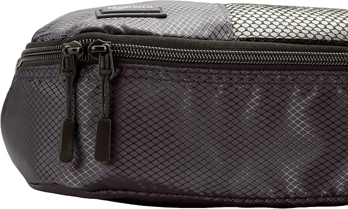 Amazon Basics 4 Piece Packing Travel Organizer Zipper Cubes Set, Medium and - Image 4