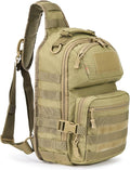 15L Tactical Crossbody Sling Bag | Everyday One Shoulder Backpack Fit 12 Inch by AMHEH