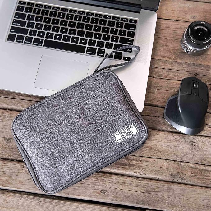 SELLYFELLY Travel Electronics Organizer Portable Cable Organizer Bag - Image 6