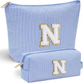 YOOLIFE Personalized Gifts for Women, Initial Makeup Bag by YOOLIFE