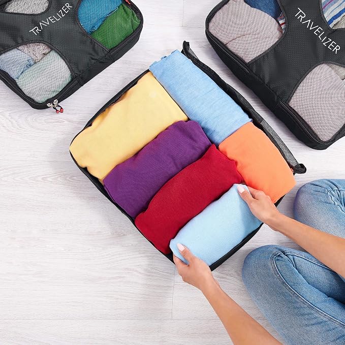 Travel Packing Cubes 5 pcs Luggage Organizer Set - Image 7