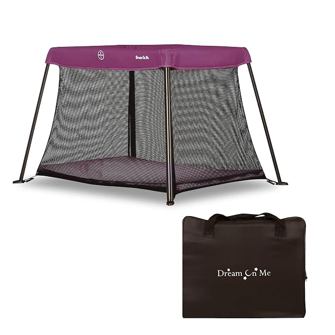 Dream On Me Travel Light Playard | Award-Winning Portable Baby Play Yard & by DreamOnMe