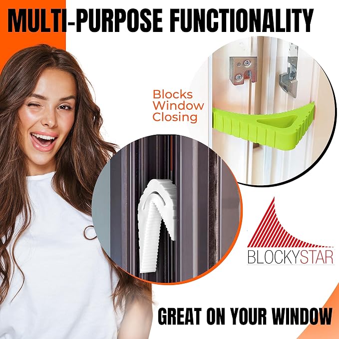 Pekasa Door Stopper & Window Wedge, Rubber Door Stopper, Award Winning Door - Image 6