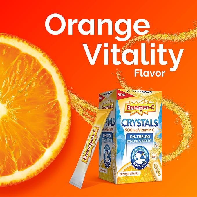 Emergen-C Crystals, On-the-Go Emergen-C Immune Support Supplement - Image 5