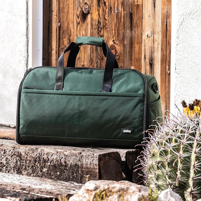 Halfday Convertible 2-in-1 Premium Garment Duffel Weekender Bag 45L | - Image 9