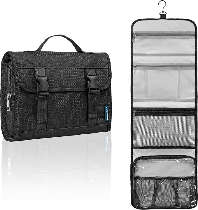 PAVILIA Travel Hanging Toiletry Bag by PAVILIA