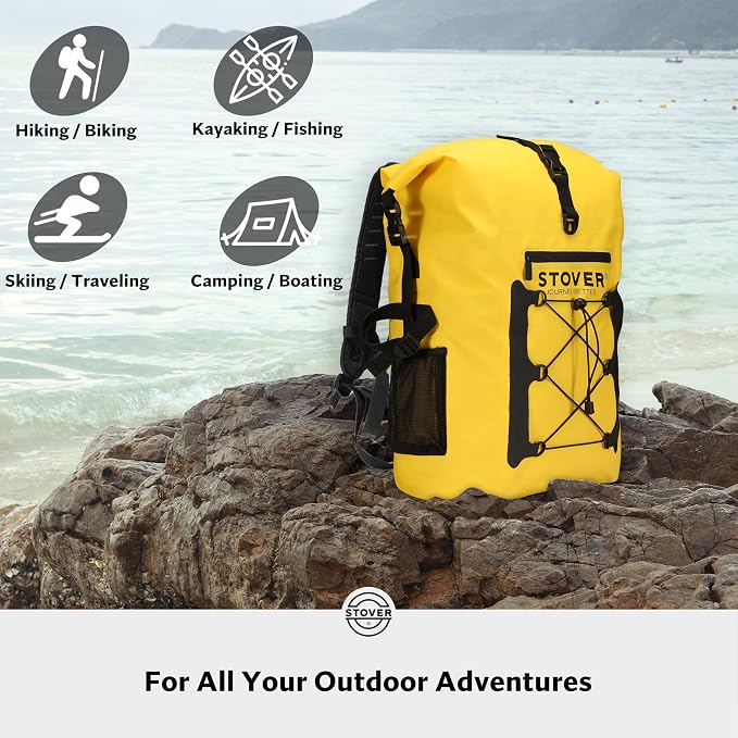 STOVER 5/10/25/30/40/55L Waterproof Backpack- Floating Dry Bag - Image 6